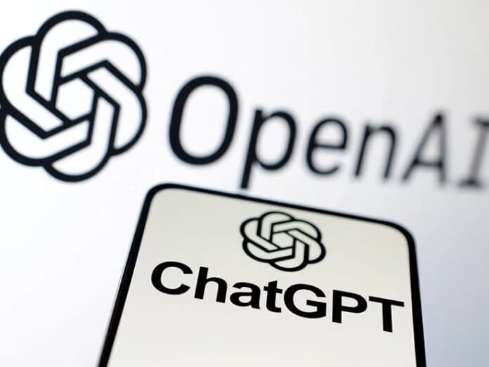 OpenAI and ChatGPT branding on a digital screen representing the Malta national partnership